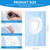 35 Pack Toilet Seat Covers Disposable 16x24 Inch XL Portable Toilet Liners Travel Seat Cover for Outdoors,Hotel, Hospital, Travel, Public Toilet Seat Cover (35 Pack, XL) view 2
