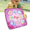 Pilipane Kids Music Dance Mat Foldable Electronic Dancing Pad with Lights and Sound Improve Hand Foot Coordination for Children Indoor Outdoor Play Plastic Polyester Material view 2