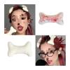2PCS Halloween Dog Bone Hair Clips - Cute Plush Bone Barrettes for Hair Accessories view 2