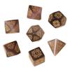 7pcs Polyhedral Dice Set  Vintage Dragon Engraved Gemstone Style Dice for DND, Dungeons & Dragons, RPG Tabletop Games (Cats Eye  Dark Blue Purple) view 1