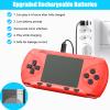 3.0" Screen Retro Handheld Game for Kids Adults - Portable 258 Preloaded Classic Video Games, Rechargeable Gaming Player for Travel Electronic Xmas Gift for Boys Girls view 4