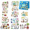 Windkream 13 Pack Felt Board Stories Pieces Set, Flannel Fairy Tale Board Stories with A Felt Pieces Storage Binder for Preschool Activities, Included Little Ducks, Little Red Riding Hood and More view 1