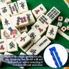 Amyhill 4 Pack Mahjong Guide Line Finder Acrylic Bright Scalloped Mahjong Rules Helper, Beginner Mah-jongg Rules Reader, Mah Jong Accessories Gift for Players Women (Colorful) view 4