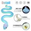 3D Printed Animals-Snake Viper,3D Printed Snake Toys Articulated Snake 3D Printed Animals Animal Model Ornaments Creative Funny Toy Festival Gift for Frends (Rainbow Luminous Rainbow, 20.2Inch) view 2