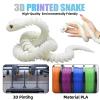 3D Printed Animals-Snake Viper,3D Printed Snake Toys Articulated Snake 3D Printed Animals Animal Model Ornaments Creative Funny Toy Festival Gift for Frends (Rainbow Luminous Rainbow, 20.2Inch) view 4