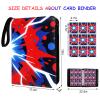 2 pack 440 Card Binder 4 Pocket and 900 Card Binder 9 Pocket Trading Card Binder High Storage Waterproof Card Holder view 4