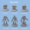 6 Pcs DND Myconids Adults Sprouts Miniature Bulk Mushroom Figures Models 3D Printed Unpainted Miniature for TRPG Tabletop Gaming Collectible, Fantasy World, Ideal Gift for Dungeon Masters view 2