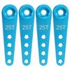 4PCS 37Mm 25T Metal Extension Steering Servo Arm Horn for RC Car Crawler Parts,BlueB87B view 2