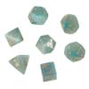 7pcs Polyhedral Dice Set  Vintage Dragon Engraved Gemstone Style Dice for DND, Dungeons & Dragons, RPG Tabletop Games (Bright Sky Blue Cats Eye) view 1