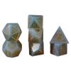 7pcs Polyhedral Dice Set  Vintage Dragon Engraved Gemstone Style Dice for DND, Dungeons & Dragons, RPG Tabletop Games (Opal) view 1