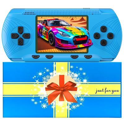 3.0" Screen Retro Handheld Game for Kids Adults - Portable 258 Preloaded Classic Video Games, Rechargeable Gaming Player for Travel Electronic Xmas Gift for Boys Girls