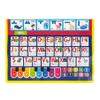 Korean Alphabet Poster for Kids, Interactive Alphabet Wall Chart, Learn Korean Letters and Words, Korean Learning Toys for Beginners view 3
