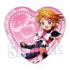 Bellhouse Futari wa Pretty Cure Max Heart Trading Heart Tin Badge Action Version, 1 Box, Approx. W 2.2 x H 2.0 inches (57 x 52.5 mm), Tin view 2