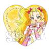 Bellhouse Futari wa Pretty Cure Max Heart Trading Heart Tin Badge Action Version, 1 Box, Approx. W 2.2 x H 2.0 inches (57 x 52.5 mm), Tin view 4