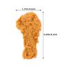 Beaupretty 8pcs Artificial Fried Chicken Legs, Realistic Drumstick Model, Lifelike Food Prop for Kitchen, Restaurant, Home Party Decoration, Photography Display, Chocolate, PVC, 3. 34 X 1. 77 X 1. 10 view 3