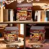 Endless Limit Book Nook Kit - DIY Miniature Japanese Fan House, 3D Wooden Puzzle Dollhouse with LED Lights, Tiny Bookend & Creative Bookshelf Decor, Crafts Gifts for Adults view 2