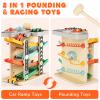 Paisure Toddler Toys for 1 Year Old Boy Girl 2 in 1 Pound Ball Toy & Car Ramp Race Track Learning Early Developmental & Educational Montessori Toys for Toddler 1-3 Year Old Birthday Gifts view 2