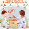 Paisure Toddler Toys for 1 Year Old Boy Girl 2 in 1 Pound Ball Toy & Car Ramp Race Track Learning Early Developmental & Educational Montessori Toys for Toddler 1-3 Year Old Birthday Gifts view 4