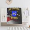 100th Infantry Division Crossed Rifles 30x40 Inch Soft Blanket Cozy Stylish Safe for Baby in Comfort view 1