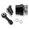 QUPA AM STORE 20T/25T Aluminum RC Servo Saver Set with Steering Drag Link for Arrma 1/14 Typhon 1/16 Mojave 1/18 Granite GROM Upgrades (25T) view 4