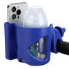 Accmor Universal Cup Holder, Stroller Cup Holder with Phone Holder, 360 Rotatable Large Caliber Designed Bottle Holder for Stroller, Bike, Wheelchair, Walker, Scooter view 2