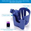 Accmor Universal Cup Holder, Stroller Cup Holder with Phone Holder, 360 Rotatable Large Caliber Designed Bottle Holder for Stroller, Bike, Wheelchair, Walker, Scooter view 4