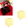 2-Pack Horn Collar Yellow Replacement for Little Tikes Cozy Coupe, Durable PLA Horn Fixing Part Compatible with Most Cozy Coupe Models view 1