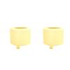 2-Pack Horn Collar Yellow Replacement for Little Tikes Cozy Coupe, Durable PLA Horn Fixing Part Compatible with Most Cozy Coupe Models view 2
