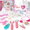 Alritz Unicorn Doctor Kit for Girls - Pretend Play Toys with Stethoscope, Carrying Bag, Vet Costume, Kids Doctors Play Set for Ages 3 4 5 +, Birthday Ideas view 1