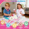 Alritz Unicorn Doctor Kit for Girls - Pretend Play Toys with Stethoscope, Carrying Bag, Vet Costume, Kids Doctors Play Set for Ages 3 4 5 +, Birthday Ideas view 4