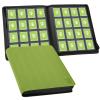 16 Pocket Toploader Binder,Holds 640 3x4 Toploader Hard Cases,Sleeves Card Collection Binder,20 Double Sided Pages,Compatible with Trading & Sports Holder(Green) view 1