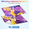 Puzzles for Kids Ages 4-8,Kids Puzzls in a Metal Box,60 Pieces Long Hairs Princess Small Puzles,Kid Boys Girls Learning Educational Puzzle Packed in Tin Box view 2
