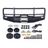 1/10 Scale ARB Bull Bars Metal Tube Front Winch Bar Bumper for RC Crawler RUN80 Chassis LC80 Body SCX10 TRX4 Upgrade Parts (B with lamp) view 1