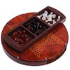 Natural Crystal Jade Chinese Checkers Board Game - Travel Games Sets, Chinese Decor & Gifts, Chinese New Year Decor view 3