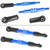 hopsupRC RC Adjustable Turnbuckles Links Upgrades Parts for 1/16 Mini E-Revo Summit Truck RC Car.Aluminum Front Rear Adjustable Turnbuckles Camber Links Toe Link Hops Up,Navy Blue view 4