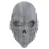 Vdaxvme Glowing Deformable Vertical Stripes Skull Art Piece Structure For Desk Display And Creative Gift Ideas Modern Skull Display Piece view 1
