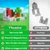 150PCS Magnetic Blocks- Magnetic Building Blocks, Magnet Cubes for Kids Toys, Sensory STEM Building Toys for 3-5 4-6 5-7 6-8 Year Old Boys Girls Christmas Birthday Gifts Travel Outdoor Kids Games view 4