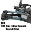 hopsupRC RC Adjustable Turnbuckles Links Upgrades Parts for 1/16 Mini E-Revo Summit Truck RC Car.Aluminum Front Rear Adjustable Turnbuckles Camber Links Toe Link Hops Up,Titanium view 2