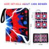2 pack 440 Card Binder 4 Pocket and 900 Card Binder 9 Pocket Trading Card Binder High Storage Waterproof Card Holder view 4