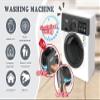 Toy Washing Machine Kids Kitchen Playset,High Simulation Accessories Ornaments,Pretend Play Appliance Set for Toddlers, Cookware Toy Set for Girls Boys Birthday Gifts view 2