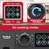 Toy Washing Machine Kids Kitchen Playset,High Simulation Accessories Ornaments,Pretend Play Appliance Set for Toddlers, Cookware Toy Set for Girls Boys Birthday Gifts view 4