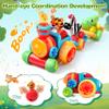 Beacron Toddler Toys for 1 Year Old Boy Gifts: Learning Animal Train Set for 1 2 3 Old Boy and Girl, Forest-Themed Push Car Baby Toy for 12-18 Months, 1st First Birthday Gifts for Toddlers 1-2 view 2