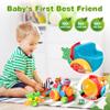 Beacron Toddler Toys for 1 Year Old Boy Gifts: Learning Animal Train Set for 1 2 3 Old Boy and Girl, Forest-Themed Push Car Baby Toy for 12-18 Months, 1st First Birthday Gifts for Toddlers 1-2 view 4