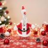 Abbylike Christmas Mini Desk Goose Outfit 7 Inch Magnetic Silly Goose Statue Holiday Decor Gifts for Winter Christmas Holiday Magnetic Duck Statue Table Desk Key Holder Decor(Red White Style) view 4