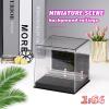 1/64 Model Car Display Case Diorama Garage,Simulated Parking Lot Model Miniature Scene Parking Lot PVC Assembly with Light Parking Space Model Display Frame Toy Display Box (Street Scene Garage) view 2