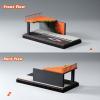 1/64 Model Car Display Case Diorama Garage,Simulated Parking Lot Model Miniature Scene Parking Lot PVC Assembly with Light Parking Space Model Display Frame Toy Display Box (Highway Scene Garage) view 4