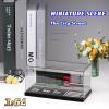1/64 Model Car Display Case Diorama Garage,Simulated Parking Lot Model Miniature Scene Parking Lot PVC Assembly with Light Parking Space Model Display Frame Toy Display Box (Road Scene Garage) view 2