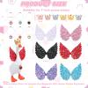 6 Set 7 inch Desk Goose Outfits - Glamorous Desk Goose Accessories - Mini Chain Collar, Crown&Glitter Angel Wings, Mini Goose Clothes for Magnetic Goose Key Holder Duck Statue, Valentine Decor Gifts view 3