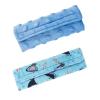 2-Pack Car Seat Strap Covers, Infant Seatbelt Covers, Velvety Soft Double-Sided Use Car Seat Shoulder Strap Pads for Infant Toddler, Blue Shark Pattern view 1