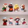 8 Pcs Mini Dog Figurines Set  Cute Resin Puppy Models, Kawaii Miniature Animals for Fairy Garden, Dollhouse, DIY Crafts, Cake Toppers, Birthday Party & Home Decorations, Collectibles for Dog Lovers view 4